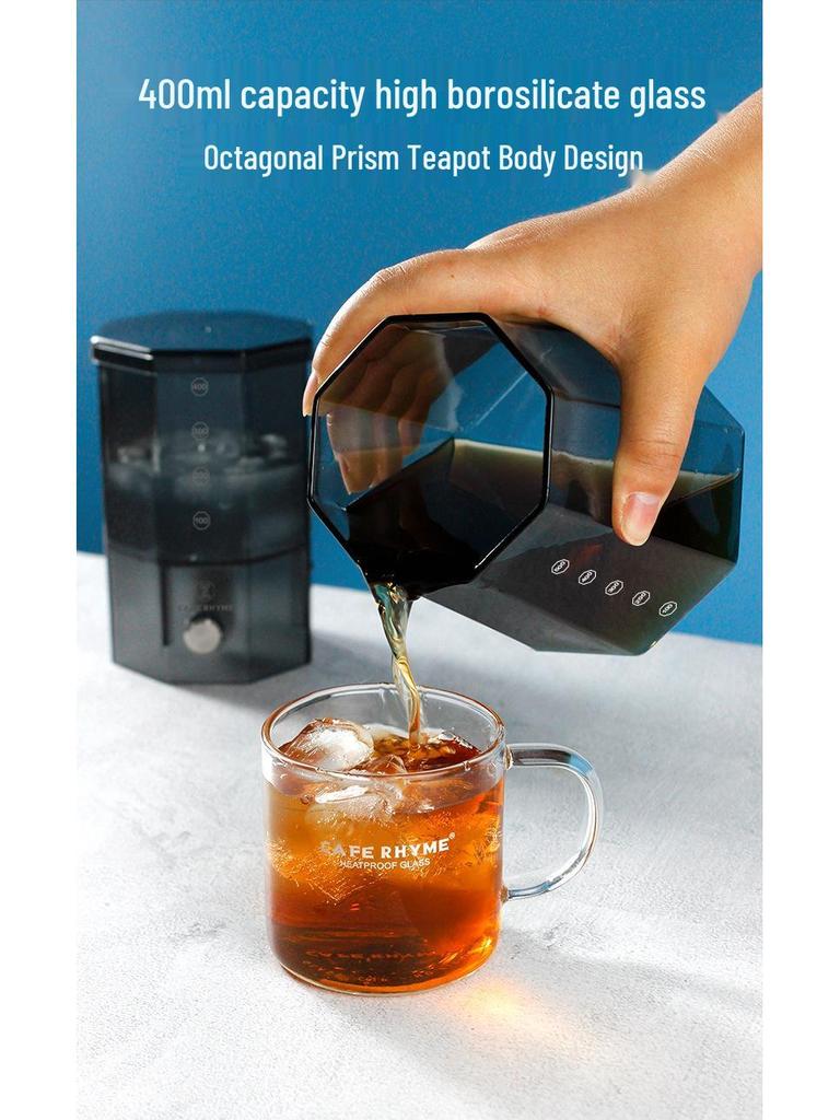 High Borosilicate Glass Cold Brew Coffee Maker - Commercial & Household Hand Drip Pot