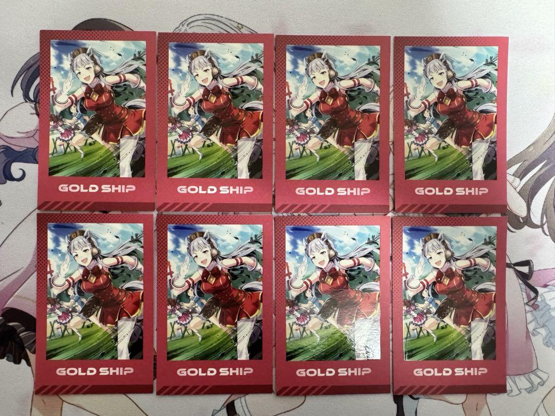 

[Б/У] Корейский эксклюзив Aniplus Бонус за покупку к 2-й годовщине Uma Musume Коллекционная карточка Gold Ship