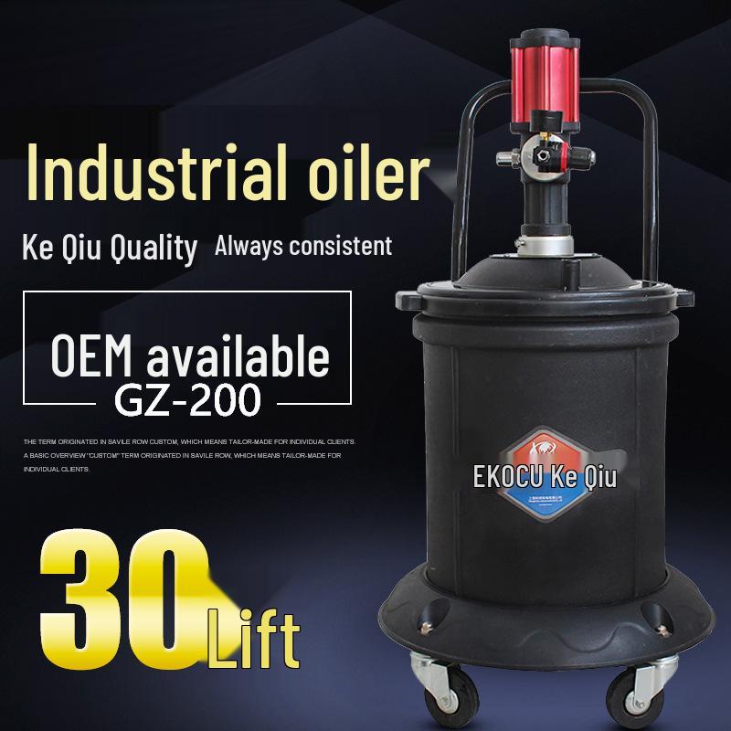 Pneumatic Lithium Grease Dispenser GZ-200: High-Pressure Injector & Lubricating Gun G1/4