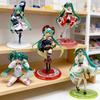 New Hatsune Miku Anime Figure Wonderland Pvc Model Action Toy Thumbelina Ver. Desktop Decoration Dolls Ornaments Collection Gif