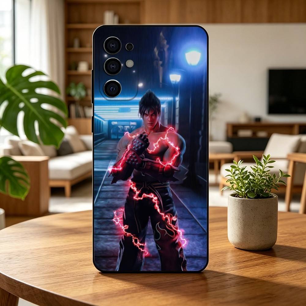 T-Tekken 8 Game Phone Case For Samsung S25,S24,S21,S22,S23,S30,Ultra,S20,Plus,Fe,Soft Silicone Black Cover
