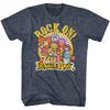 Fraggle Rock On Men's T Shirt Sunrise Gobo Red Boober Mokey Jim Henson Cartoon
