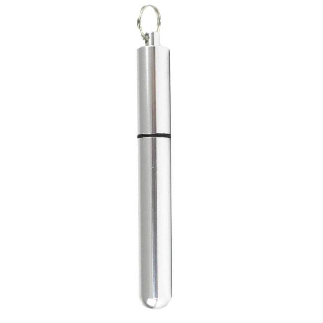 Durable Keyring Outdoor Pocket Toothpick Holder Dispenser Pill Case Keychain