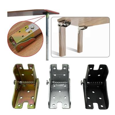 2Pcs Table Connector Self-Locking Hinge Corrosion Resistance Folding Table Legs Hinges  Tea Table