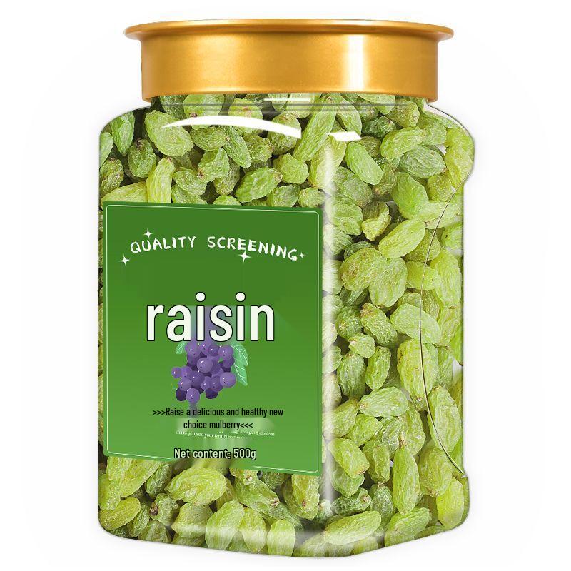 Yunfuren Ready-to-Eat Xinjiang Green Xiangfei Raisins 500g