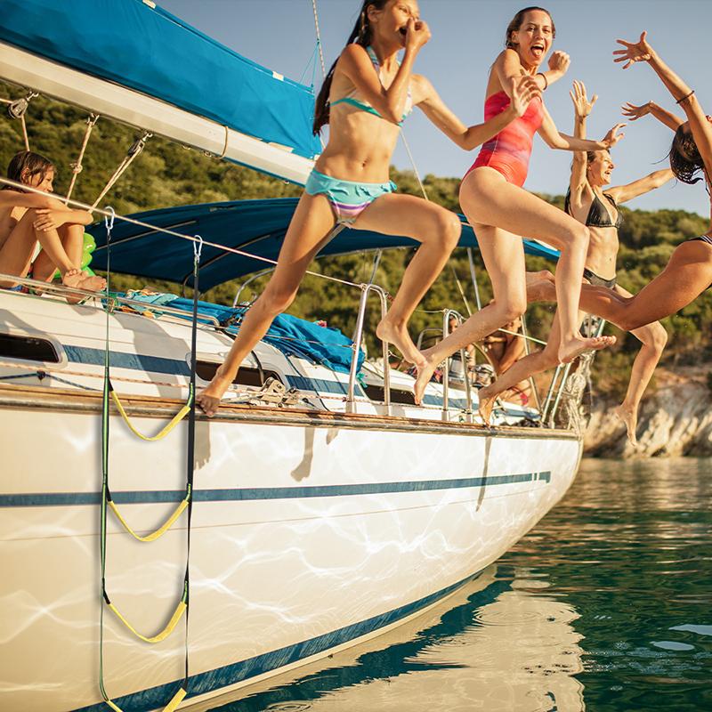 

4-ступенчатая веревочная лестница, морская веревочная лестница, портативная веревочная лестница, лодка