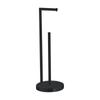 Large Capacity Toilet Paper Holder,proof Toilet Paper Holder With Slip Stable Base, Black Toilet Paper Holder, Used In The Bathroom
