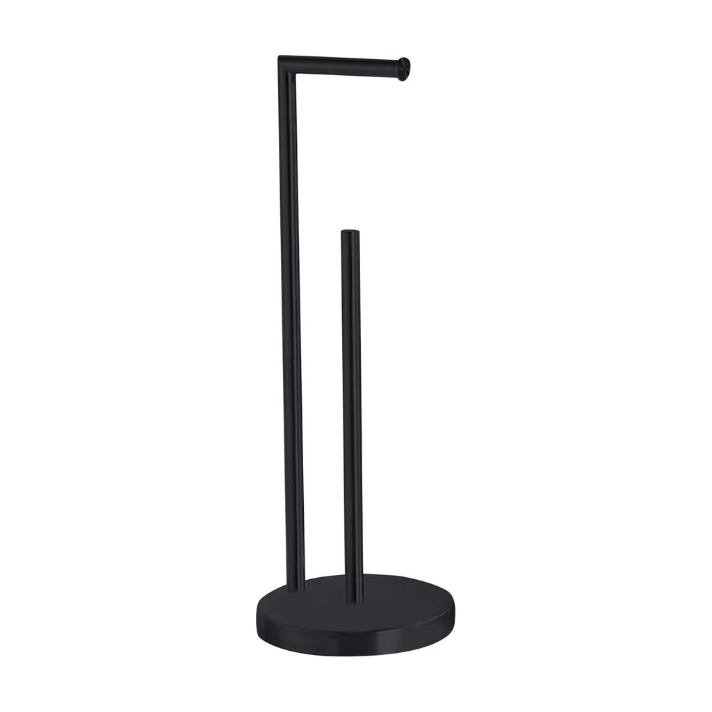 Large Capacity Toilet Paper Holder,proof Toilet Paper Holder With Slip Stable Base, Black Toilet Paper Holder, Used In The Bathroom