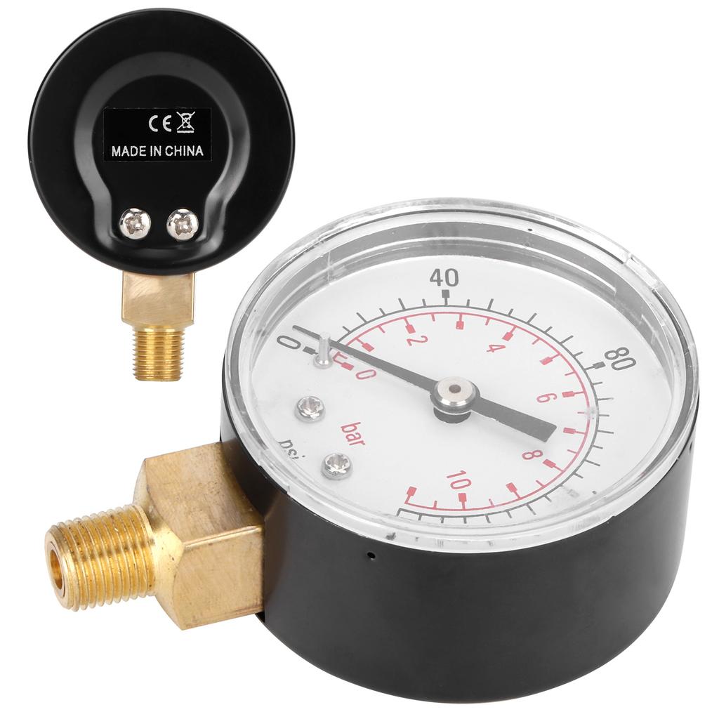 0-160psi 0-11bar Vakuum-Manometer Manometer mit Doppelskala für Wasser Öl Gas Flüssigkeit