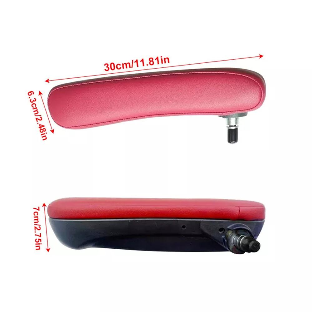 Leather Front Seat Armrest Front Right Inboard 6BV48KRLAA For 2016-2019 Fiat 500