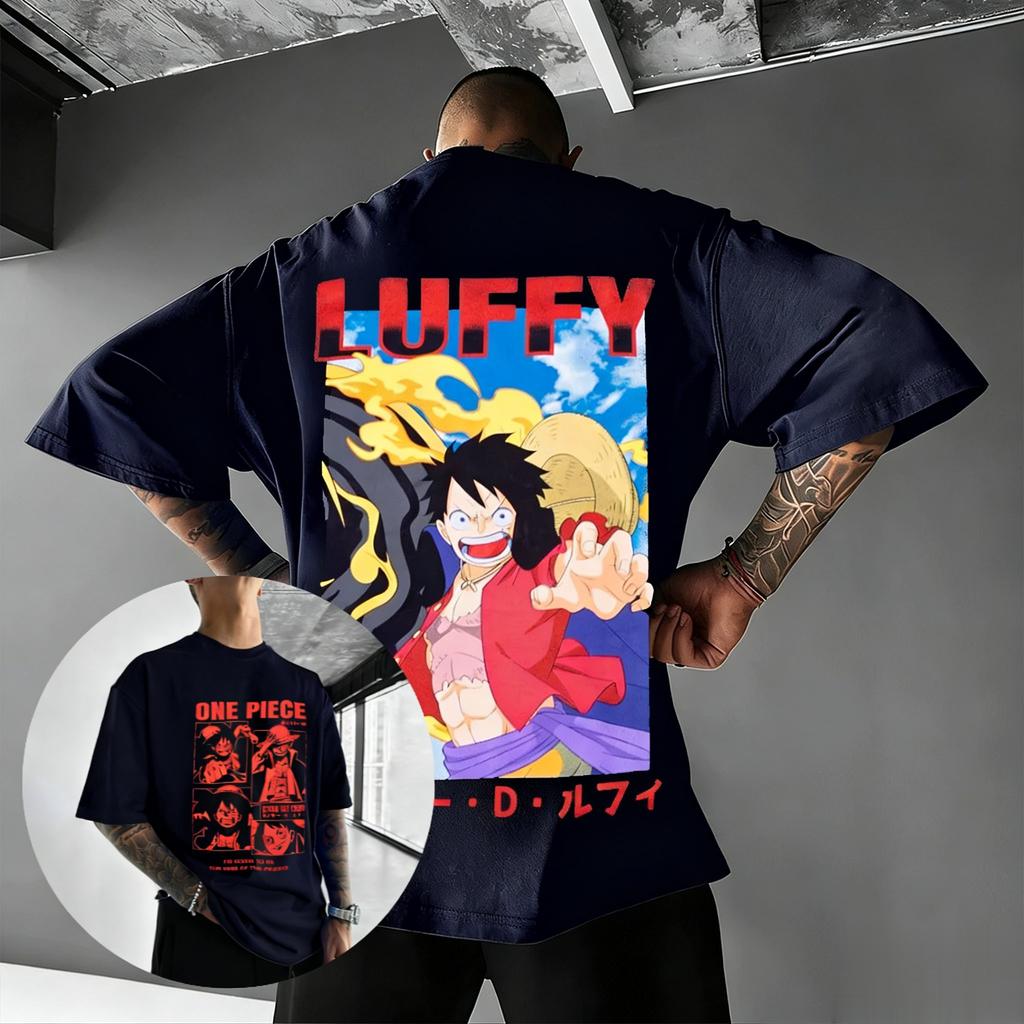 One Piece Luffy Anime Graphic T Shirt Men Women Oversized Vintage Short Sleeve Tee Tops Summer Y2k Streetwear Casual 2026 New
