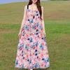 Elegant Women's Long Dresses Summer Vintage Clothes Casual Summer Dress