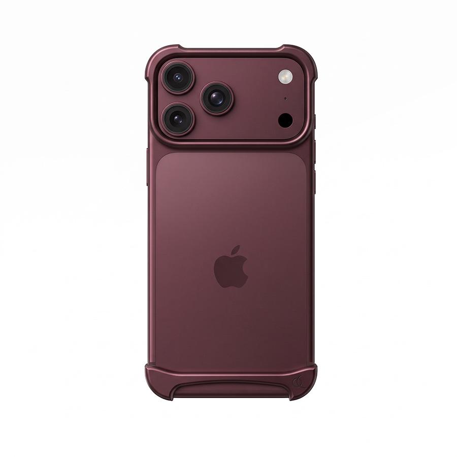 ARC PULSE Metal & Rubber Phone Case for iPhone 17 Air Pro Max - Borderless Protection