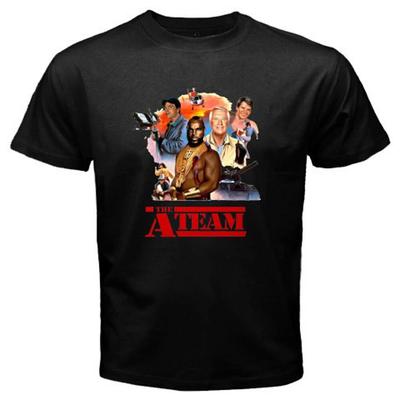 The A Team Action TV Series Men's T-Shirt Women's Tee Top Unisex Black Size S-5XL