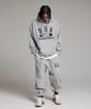 CREAM SODA LAB Usa Logo Training Jogger Pants Grey Black