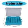 Fishing Tackle Box Compartments Fishing Accessories Lures Hook Storage Case Double Side Fishing Tool Organizers Box