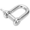 M25 Screw Pin Anchor Shackle 304 Stainless Steel Heavy Duty DShape Shackle for Camping