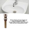 Quick Drainage Drain Stopper Push Bounce Vessel Sink Drain Vintage Sink Drain  Bathroom