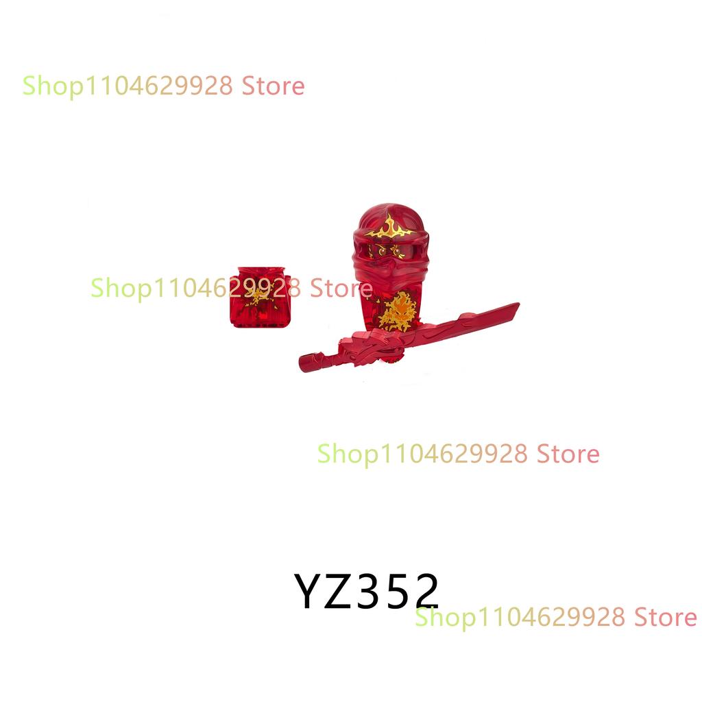 NEW Dragons Mini Anime Cartoon Toy Ninja Accessories Figures Building Blocks Birthday Gift Figurines Bricks