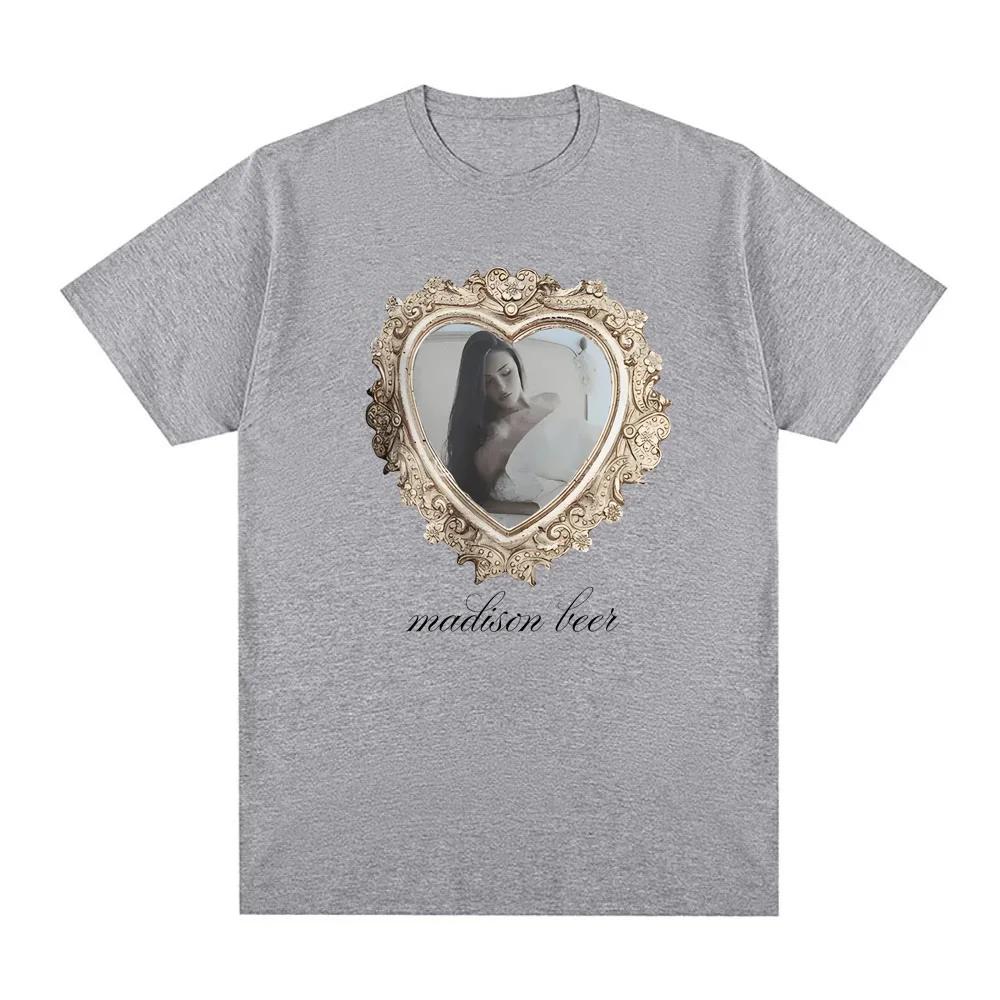 2026 NEW Madison Beer LOGO T Shirt Fashion Ropa De Mujer 100Cotton Comfortable TEE Casual High Quality Round Neck Soft Tees