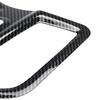 Car Accessories ABS Plastic Carbon Car Console Center Control Decor CD Player Panel Frame Cover Trim For Ford Fiesta 2008-2014