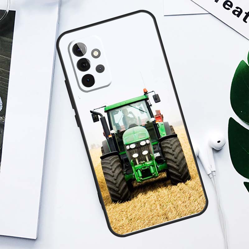 Farm Vehicle Tractor For Samsung Galaxy A13 A53 A33 A54 A34 A14 A55 A35 A15 A05 A06 A16 A22 A32 A52 Phone Case