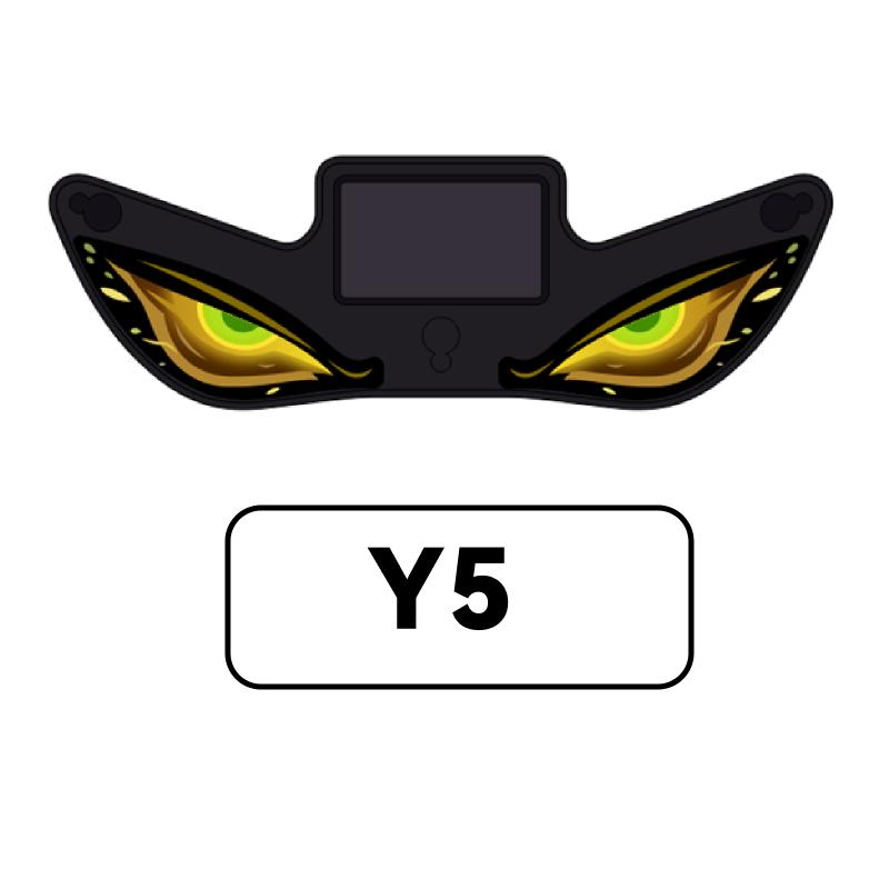 Solar Powered Car Neon Light Wireless Cool DEMON EYE Led Ambient Light Suction Cup USB Rechargeable Atmosphere Breathing Lamp
