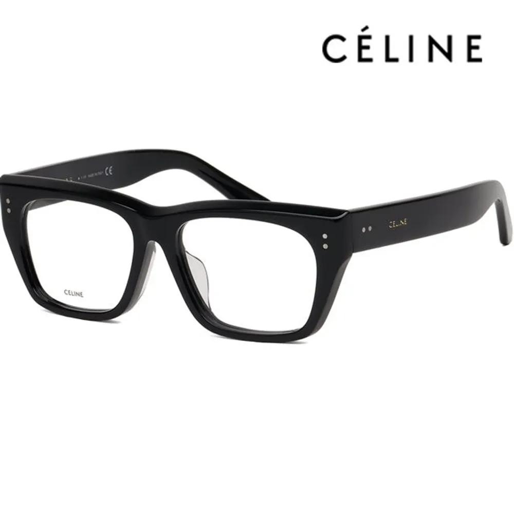

Celine Eyeglass Frame CL50034F 001 Thick Black Square Horn-rimmed Frames