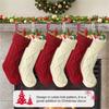 1PC Christmas Stockings For Kids Large Size Cable Knit Stocking Christmas Decorations For Family Party