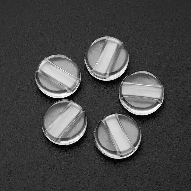 Adjustable Anti-Slip Silicone Eyeglass Cord Set with Ear Hooks and Sleeves