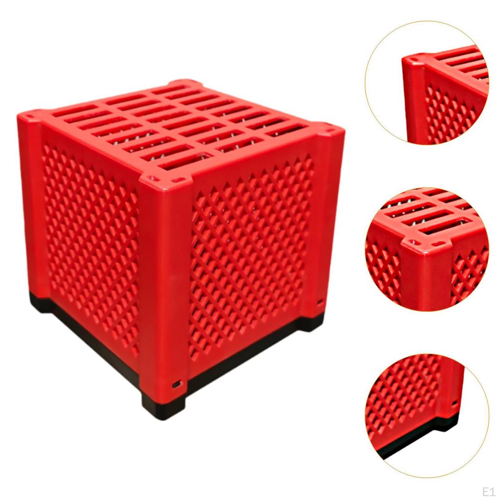 Fish Tank Filtration Storage Box,Filter Media Organizer,Convenient,PVC Practical Cube for