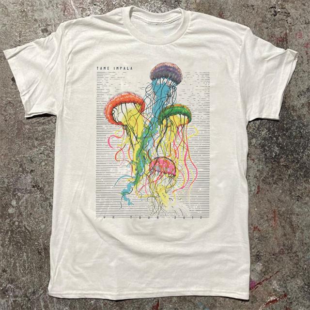 Vintage Tame Impala Band 2012 Bomullsskjorta Unisex Konsert S till 5XL SN311 Unisex T-shirt
