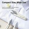 Folding Spring Loaded Scissors Portable Mini Sharp Cutter Spring Loaded Safety Cover For Home Student Sewing Craft Cutting