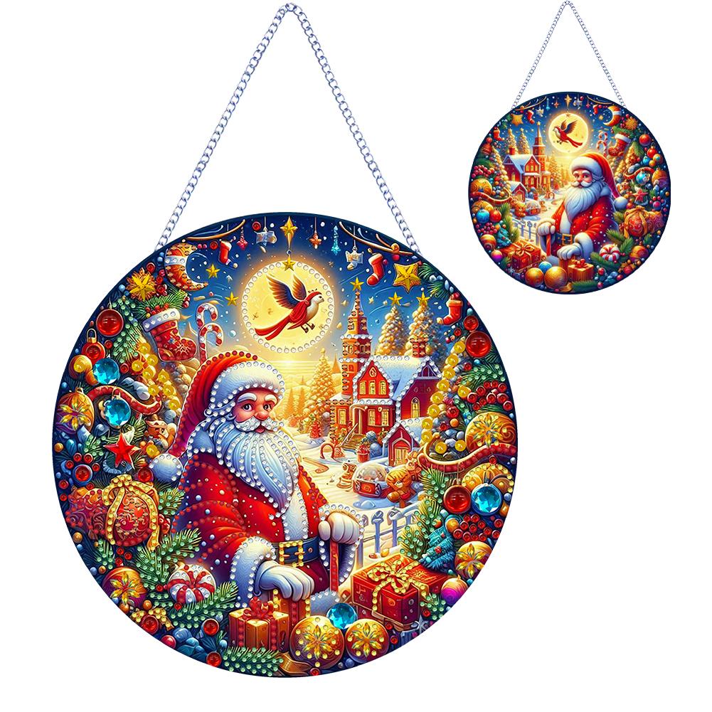 Christmas Special Shape Garland Diamond Painting Hanging Pendant 5D DIY Diamond Painting Dots Pendant Diamond Painting Decor