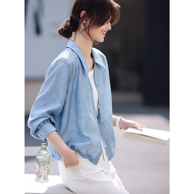 XWI Women s Lyocell Textured Shirt Jacket S