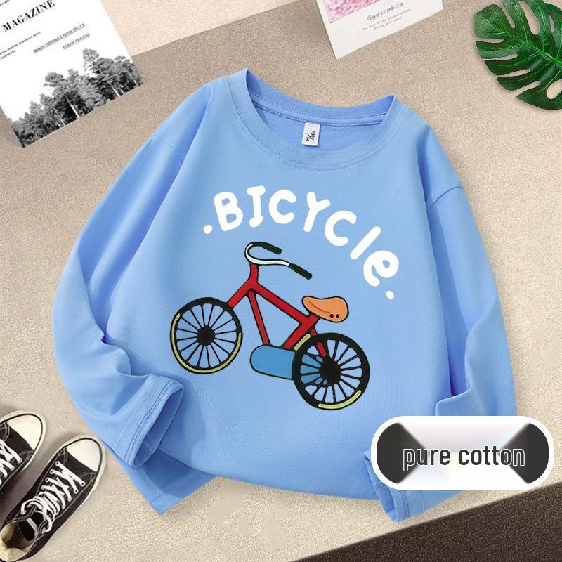 Children's Pure Cotton Long Sleeve T-shirt - Autumn Fashion