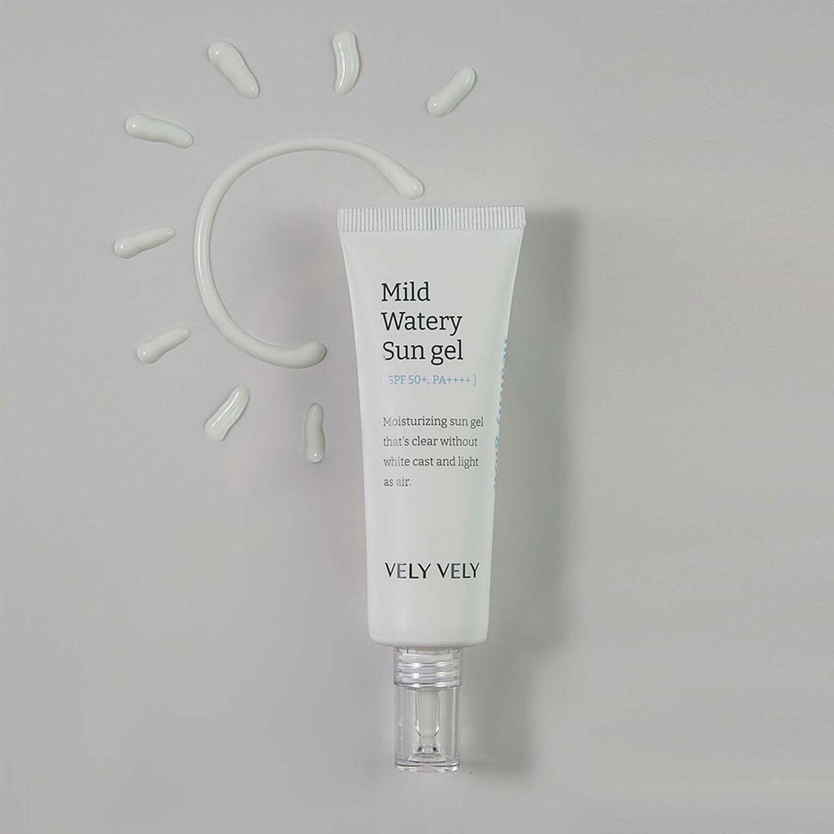 

VELY VELY Mild Watery Sun Gel SPF50+ Pa++++ 50 мл, Sun_safety, Увлажнение, Корейская косметика, Kbeauty, образец