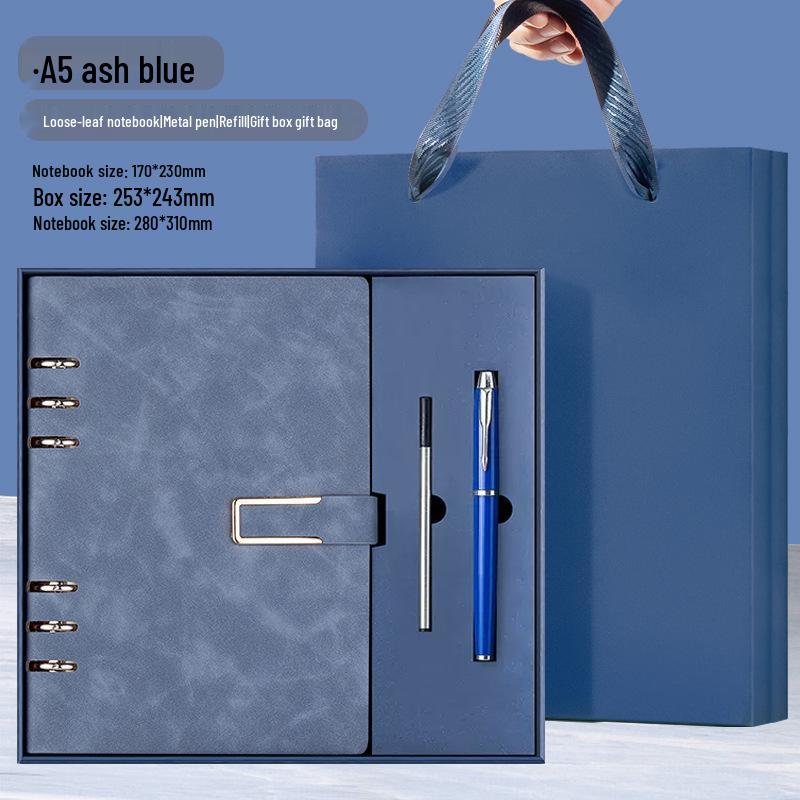 İş ve Öğrenciler İçin Çıkarılabilir Sert Kapaklı Gevşek Yapraklı Defter