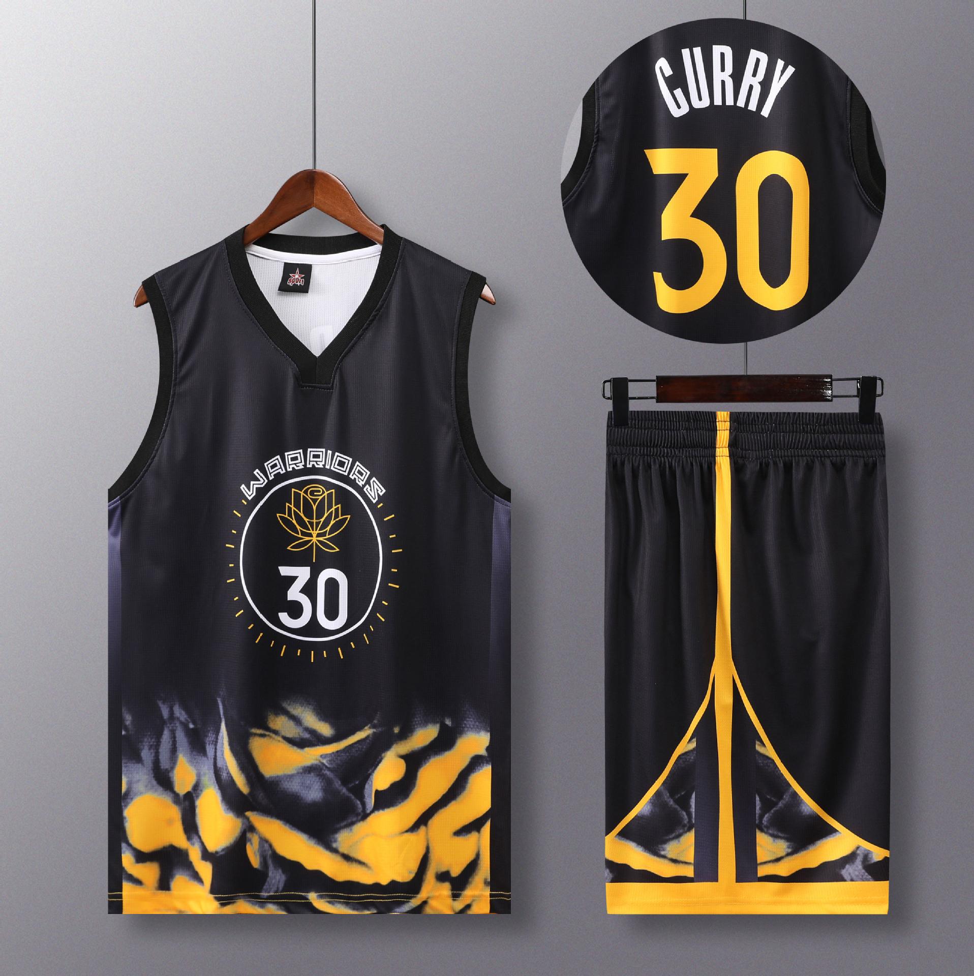 Warriors City Edition Floral basketball jersey No.30 Stephen Curry 26