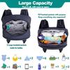 Foldable Waterproof Mommy Backpack with Bed - Multifunctional Large Capacity for Mother and Baby.