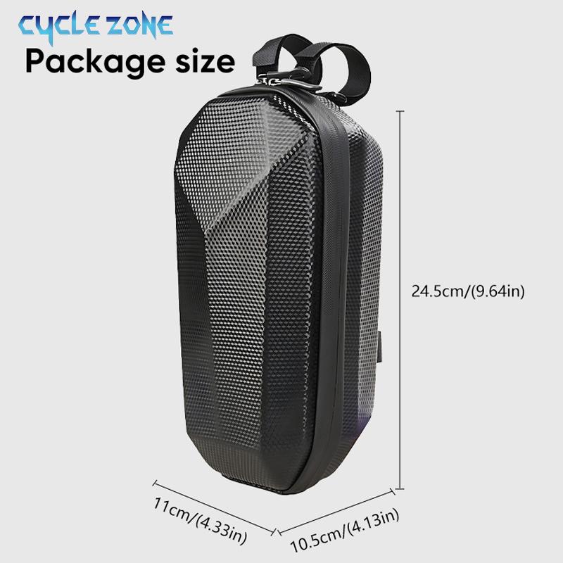 Electric Scooter Front Bag Waterproof EVA Hard Shell Bags Bicycle Handlebar Hanging Bag MTB Bike Carry Bags Storage Accessories