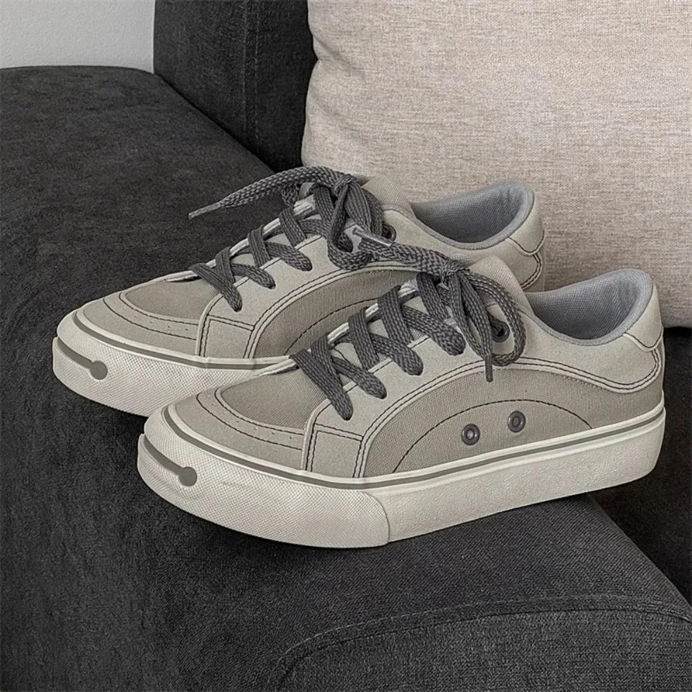 Men Casual Shoes Tenis Brand Sneakers Comfortable Mens Walking Shoes Trainers Lace up Platform Running Shoes Hip Hop Footwear