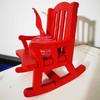 Rocking Chair Fine Workmanship Delicate Exquisite Christmas Decor Mini Rocking Chair for Home