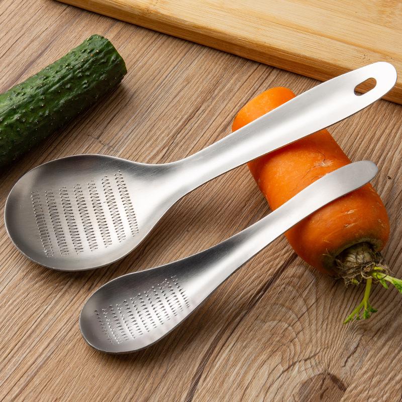Stainless Steel Garlic Crusher Ginger Wasabi Grater Mustard Grinder Vegetable Press Device Chopper Cutter Home Kitchen Tool