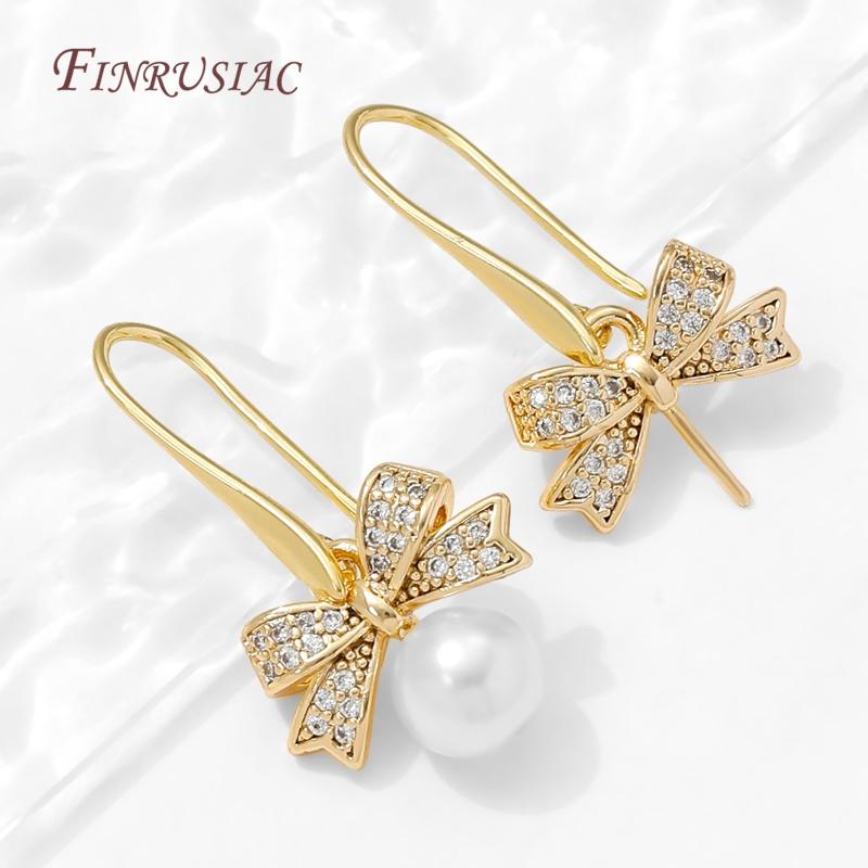 18K Gold Plated Brass Butterfly Charms with Pearl Mounting Accessories,Necklace Pendants Connectors,DIY Earrings Making Findings