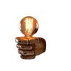 (Right)Retro Industrial Resin Fist Left and Right Hand Wall Lamp Bar Livingroom Decoration Wall Light Without Bulbs