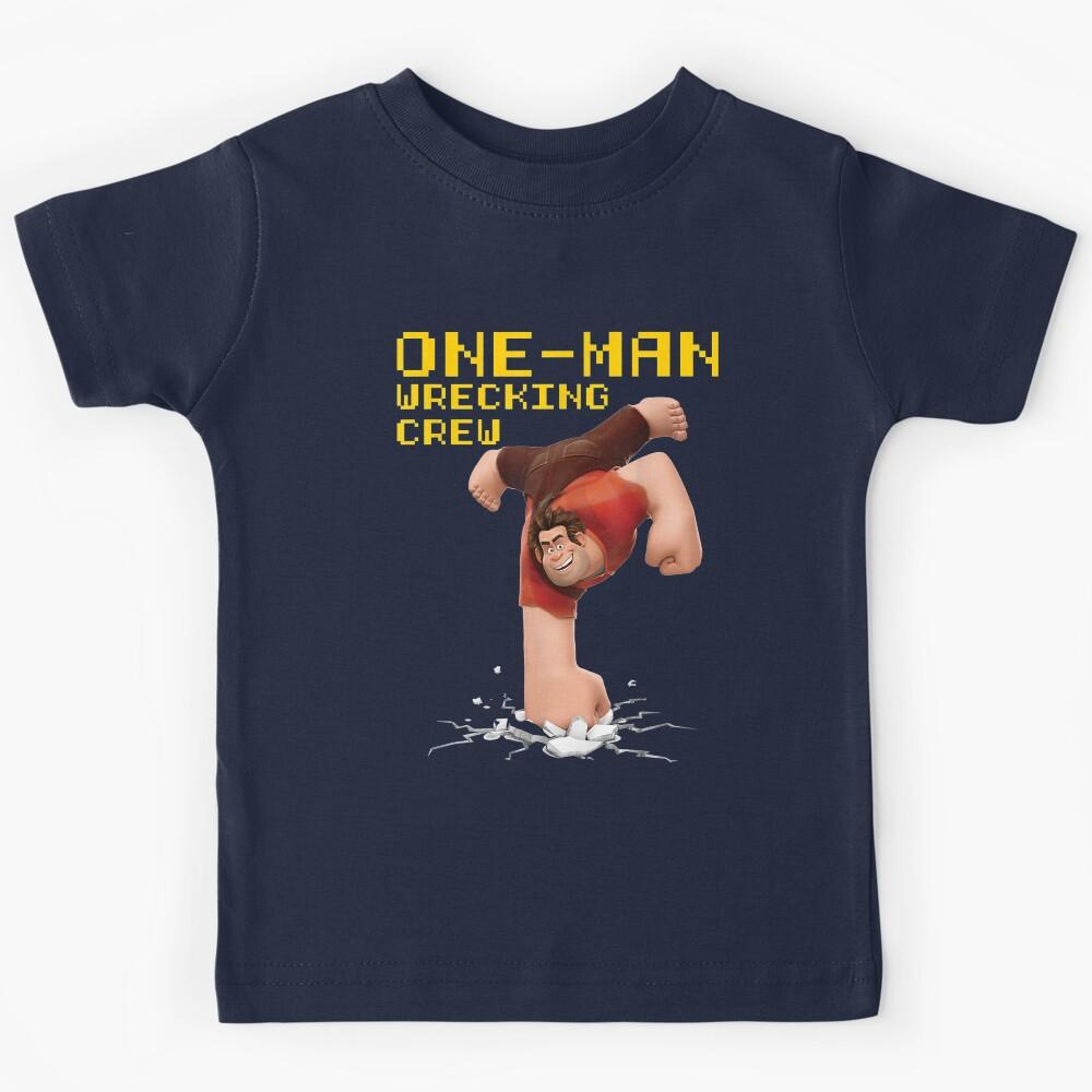 One man Wrecking Crew Graphic Kids T-Shirt 150