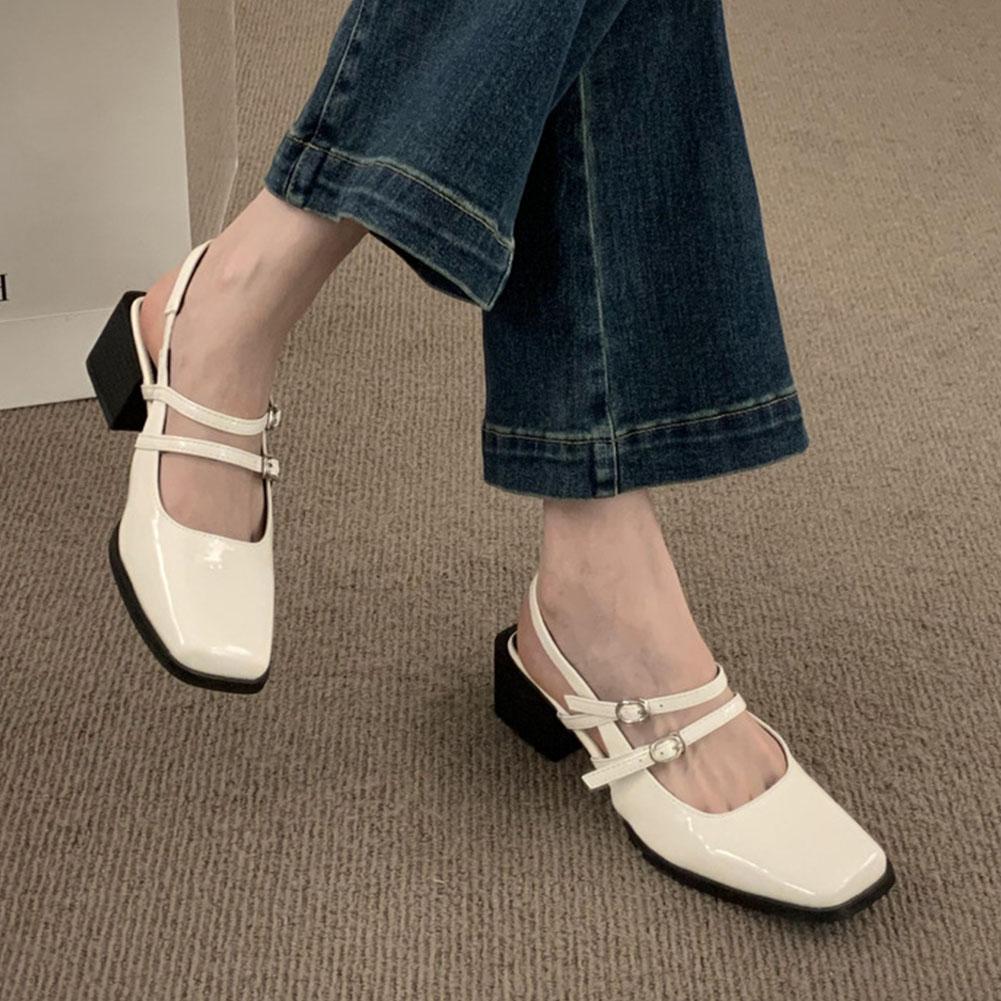 

Новые Винтажные Женские Туфли-Мэри Джейн на Высоком Каблуке, Туфли-Лодочки, Сандалии на Массивном Каблуке, Весна-Лето, Удобные, Модные, Вечерние, Дизайнерские Сандалии 41