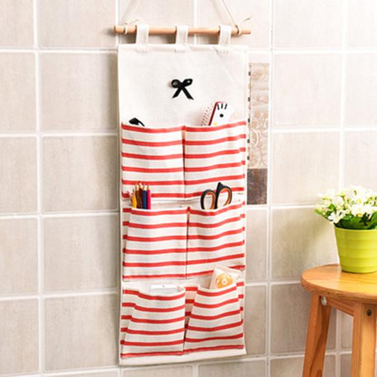 Storage Bag Large Capacity Hanging Long-lasting Lightweight Washable Storage Pouch for Home