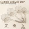 Long Handle Skimmer Spoon Stainless Steels Spiders Wire Strainer Ladle with Hook for Boiling Noodles and Hot Pot Serving in Kitchen Use